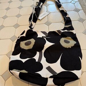 Marimekko Black and White Shoulder Bag